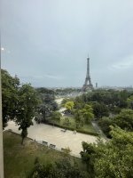 La Tour Eiffel depuis le Musée de l'Homme