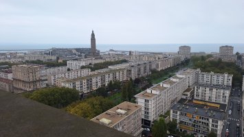 Panorama du centre reconstruit